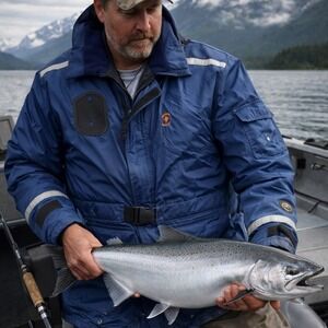 Stearns Flotation Jacket Blue Type III PFD USCG Approved Parka XXXL Marine